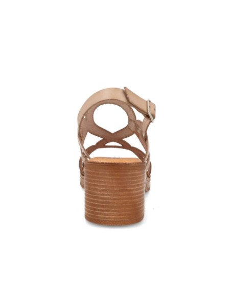 Sandalias Piel Tacón