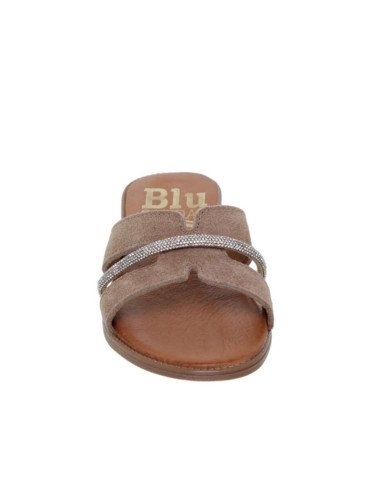 Sandalias Planas Piel Vuelta