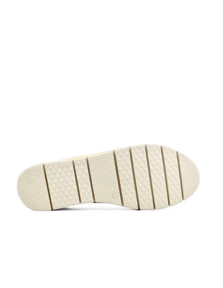 Mocasines mujer piel metalizada