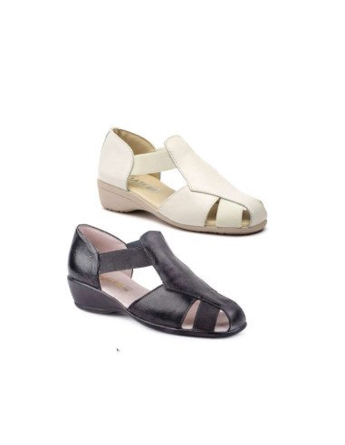 Sandalias Cómodas Cangrejera Piel