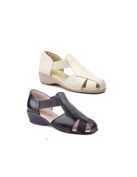 Sandalias Cómodas Cangrejera Piel