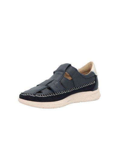 Sandalias Hombre Piel Marino