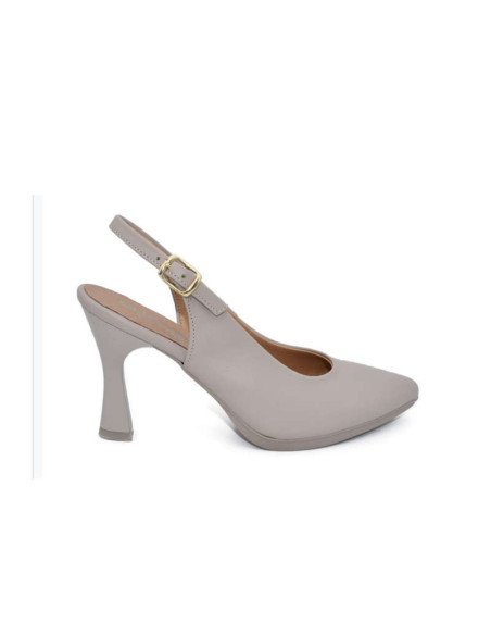 Zapato destalonado ceremonia beige