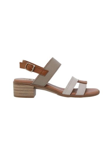 Sandalias Tacón Piel Cómodas