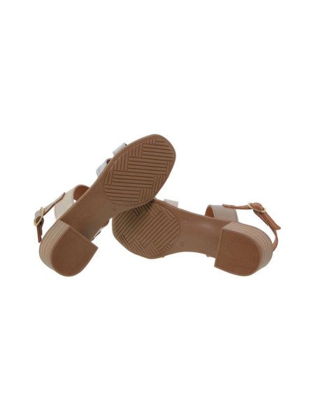 Sandalias Tacón Piel Cómodas