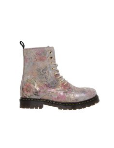 Botas militares piel beige
