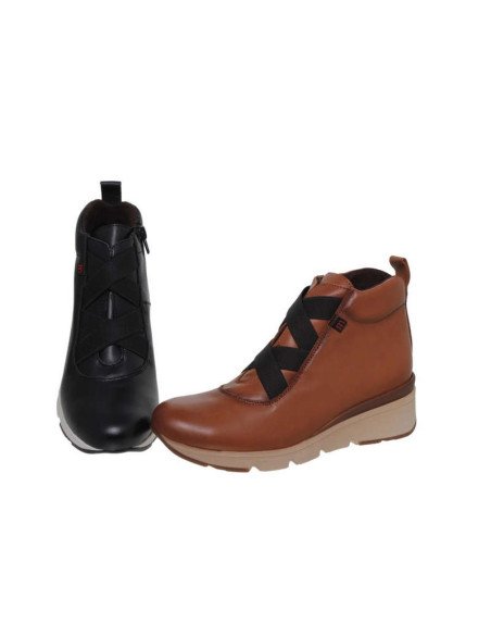 Botines piel cómodos mujer