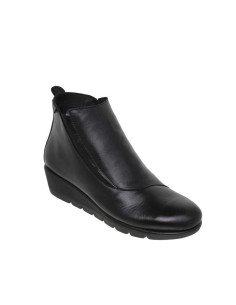 Botines cómodos piel negros 2