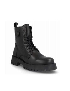 Bota militar piel mujer 2