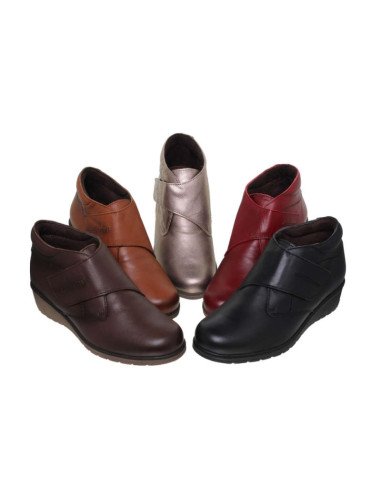 Botines cómodos velcro