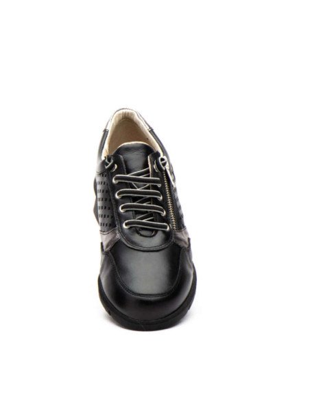 Zapatos sport piel negro