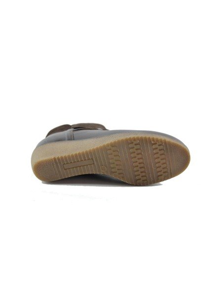 Botines Mujer Confort Piel marron 1
