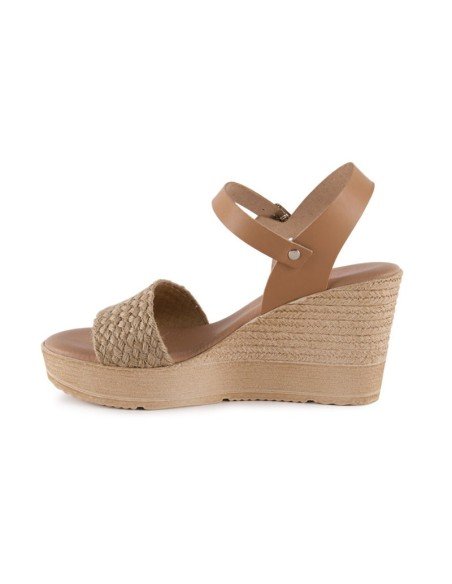 Sandalias mujer cuña yute 2