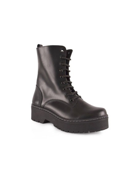 Botas militares mujer piel