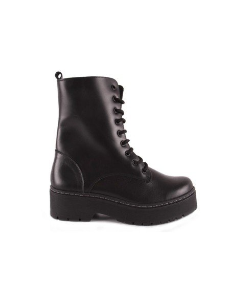 Botas militares mujer piel