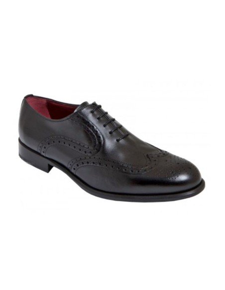 Zapatos oxford negro suela cuero
