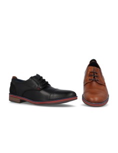 Men's leather heel shoe
