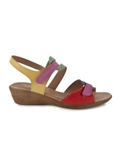 Sandalias cómodas gel velcro 2