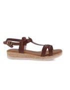 Low Wedge Sandals - Leather Chest of Drawers