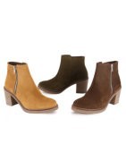 Comfortable Leather Women's Ankle Boots - Calzadoszapatos.com