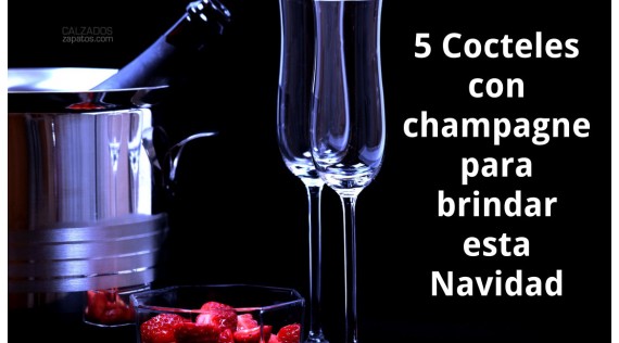 5 Cocteles con champagne para brindar esta Navidad
