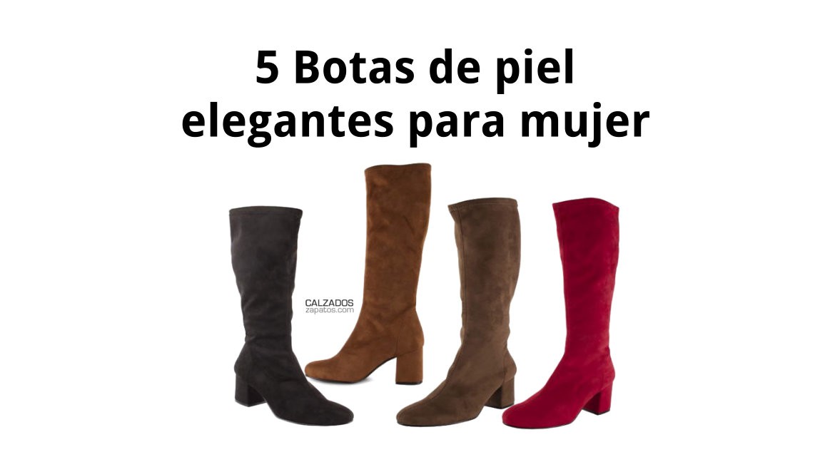 5 Elegant leather boots for women
