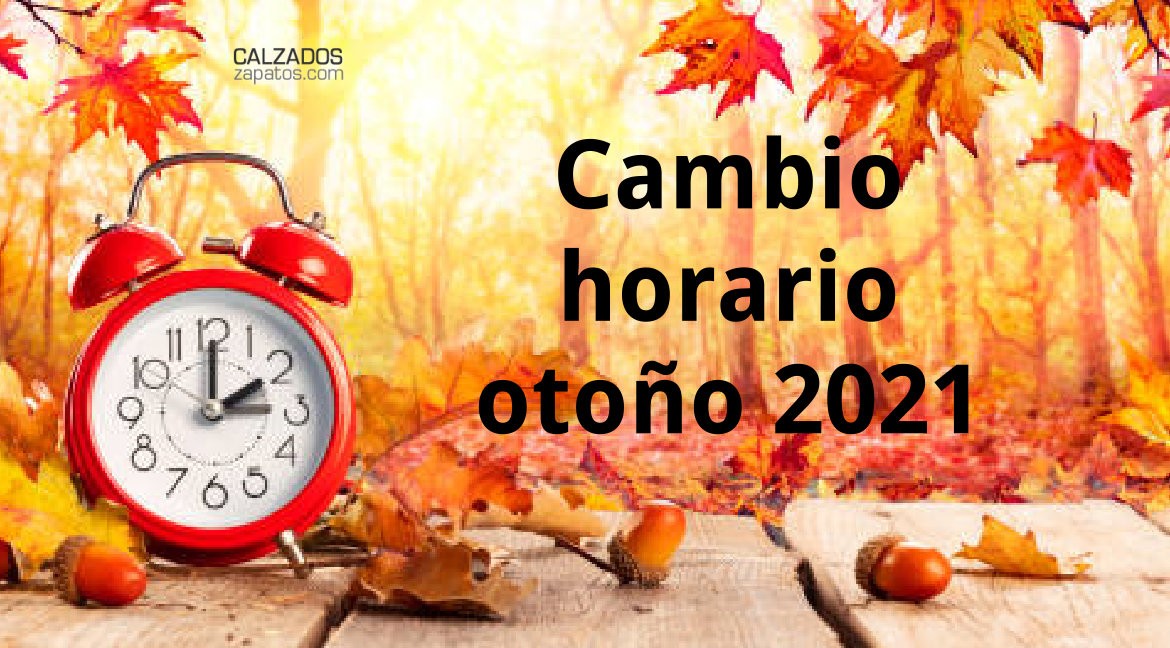 Cambio horario otoño 2021