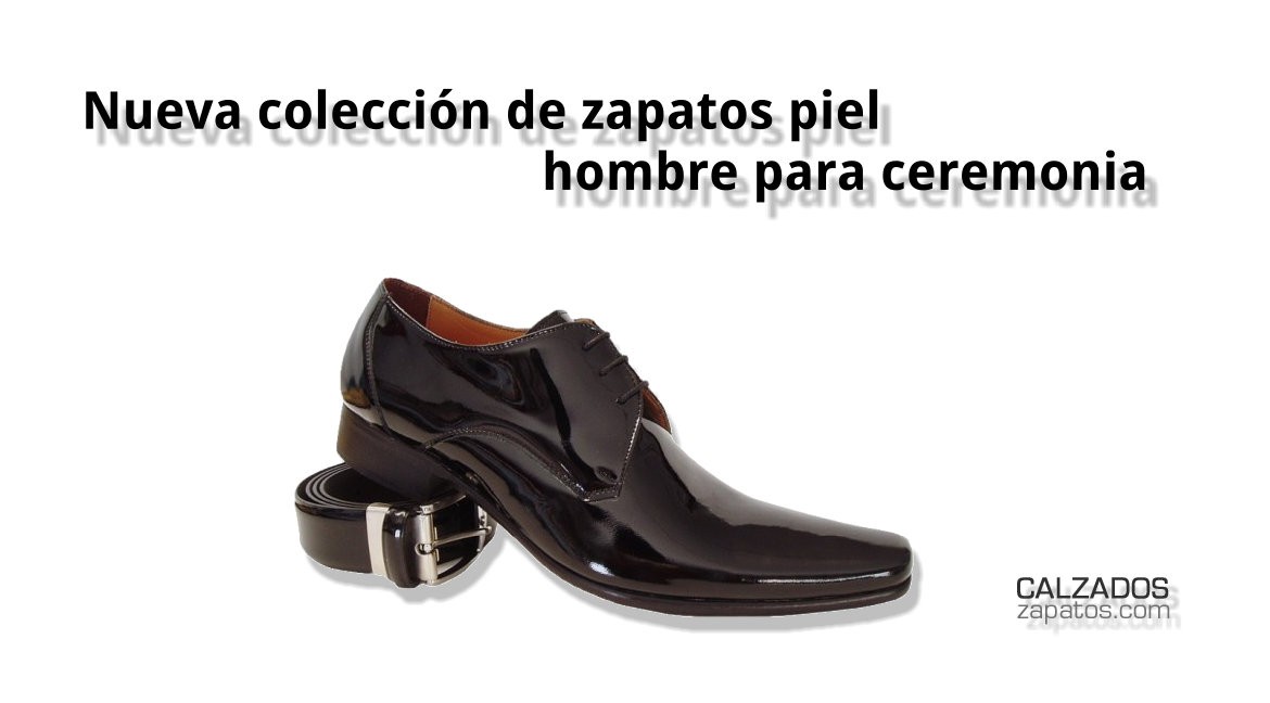 New collection of men's leather shoes for wedding