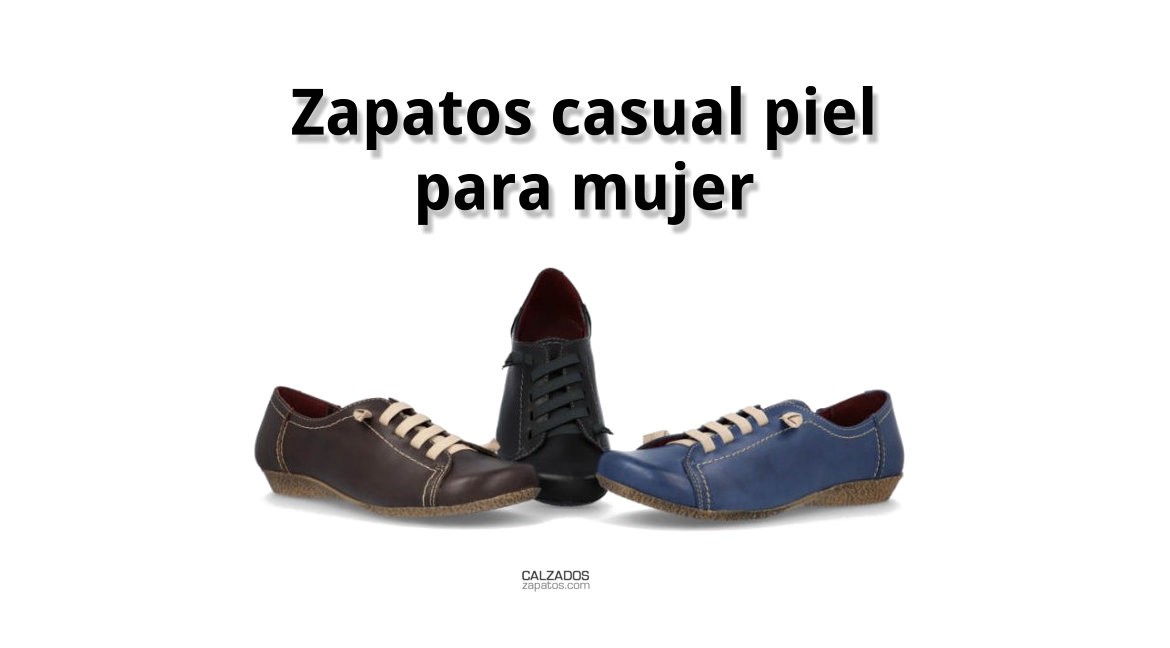 Casual leather shoes for women